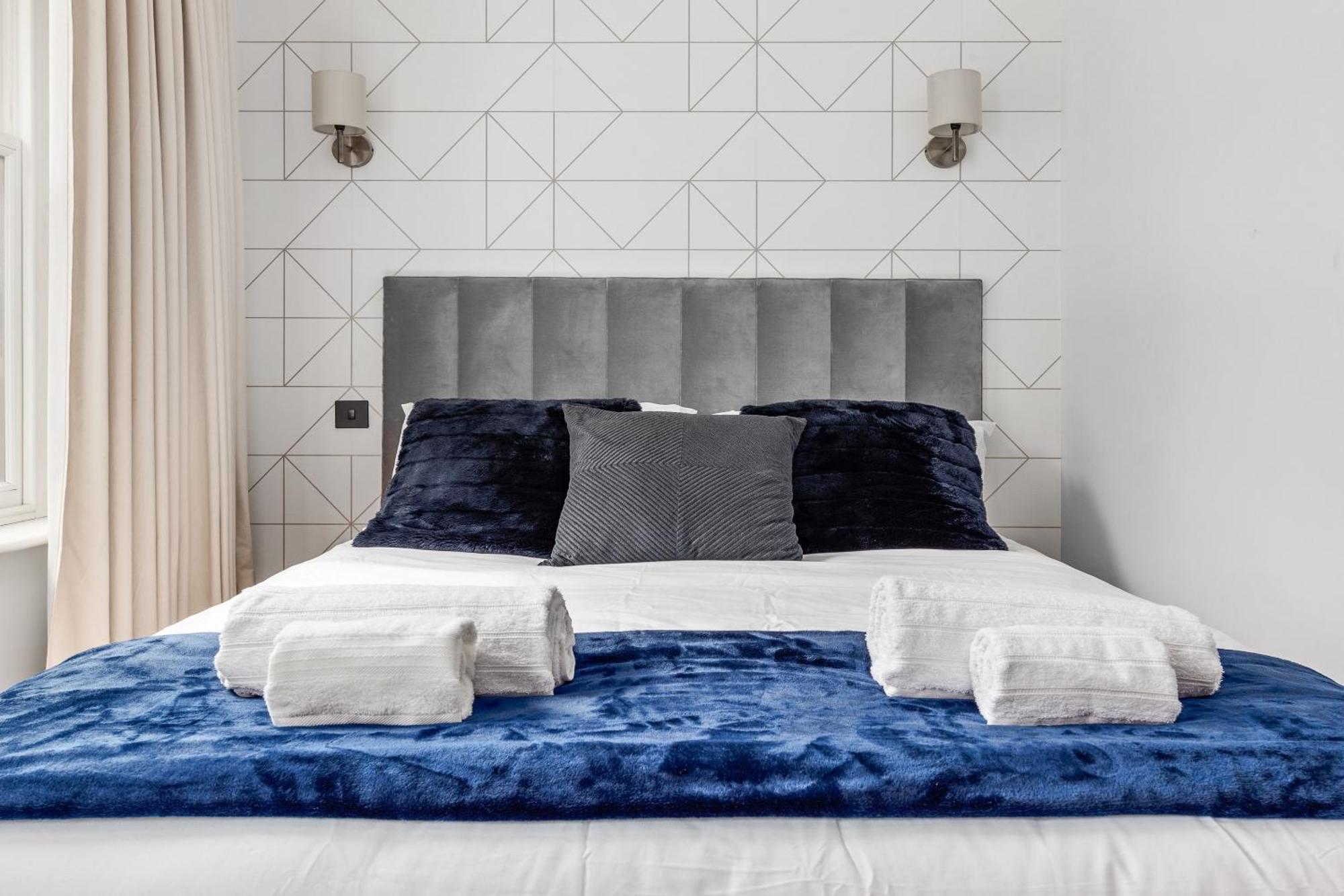 Stylish 2 Bedroom Apartment In Westminster Sleeps 5 With Ac 伦敦 外观 照片