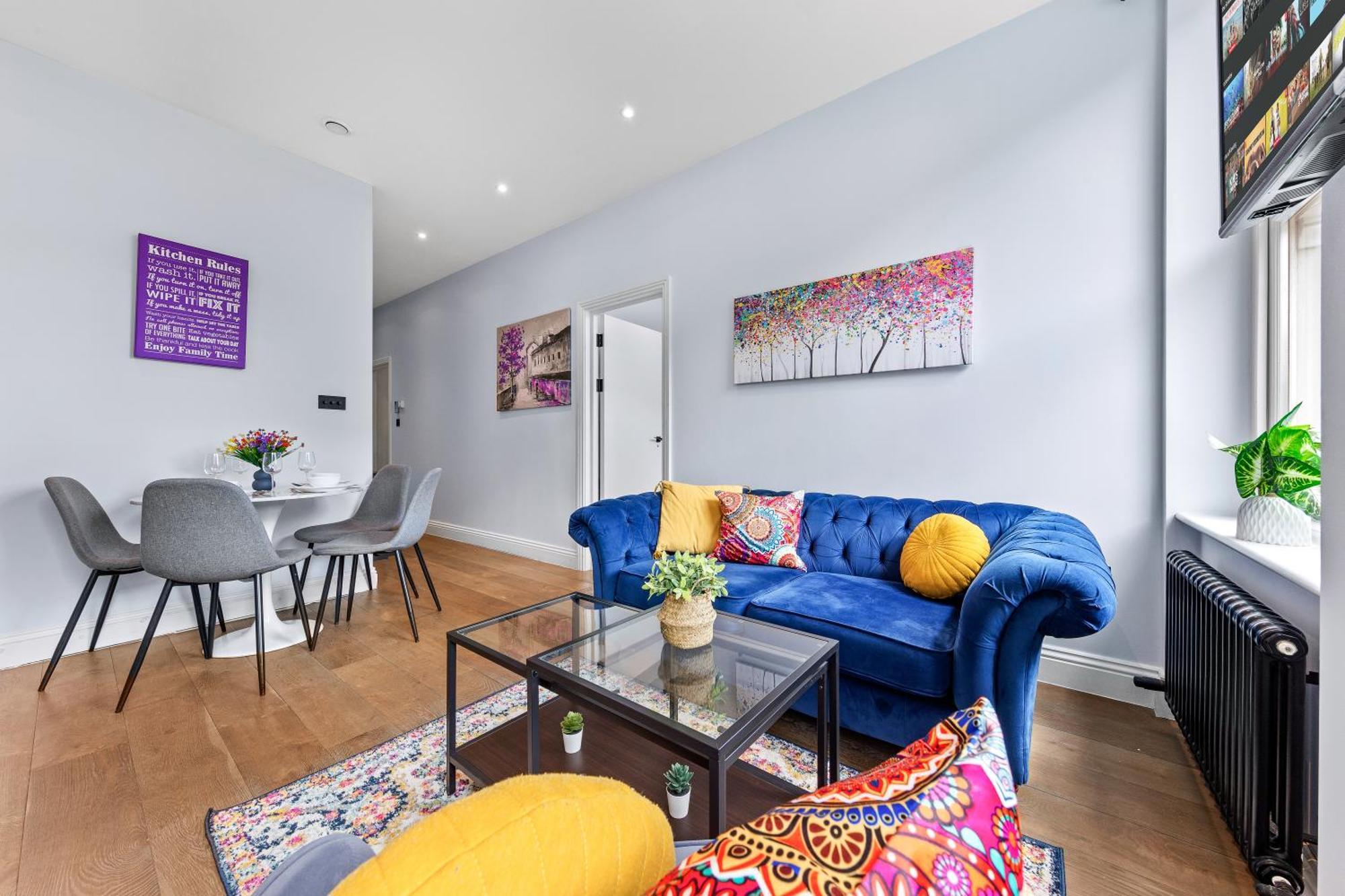 Stylish 2 Bedroom Apartment In Westminster Sleeps 5 With Ac 伦敦 外观 照片